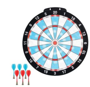 LED Magnetic Dartboard, Dart and Target Game, for All Ages, by MinnARK