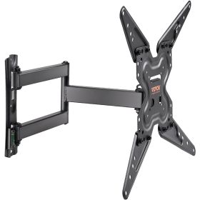 VEVOR Full Motion TV Mount Fits for Most 26-55 inch TVs, Swivel Tilt Horizontal Adjustment TV Wall Mount Bracket with Articulating Arm