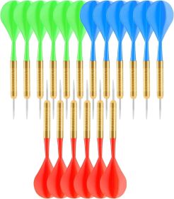18pcs  Steel Tip Darts, Bar Dart, Darts Metal Tip Set, Metal Darts for Dartboard