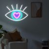 1pc Vibrant Neon Sign - Decorative Wall Mounted Light for Home, Office, or Bar - USB Powered, Energy-Efficient, and Easy to Install