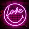 1pc Purple LED Neon Sign, USB Powered For Bedroom Room Wall Decoration, For Holiday Party Wedding Decoration