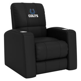 Relax Home Theater Recliner with Indianapolis Colts Secondary Logo (Material: Commercial Grade Synthetic Leather)