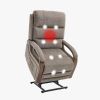 Recliner Chair for Adults, Massage Fabric Small Recliner Home Theater Seating with Lumbar Support