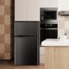 3.2 cu ft. Compact Stainless Steel Refrigerator